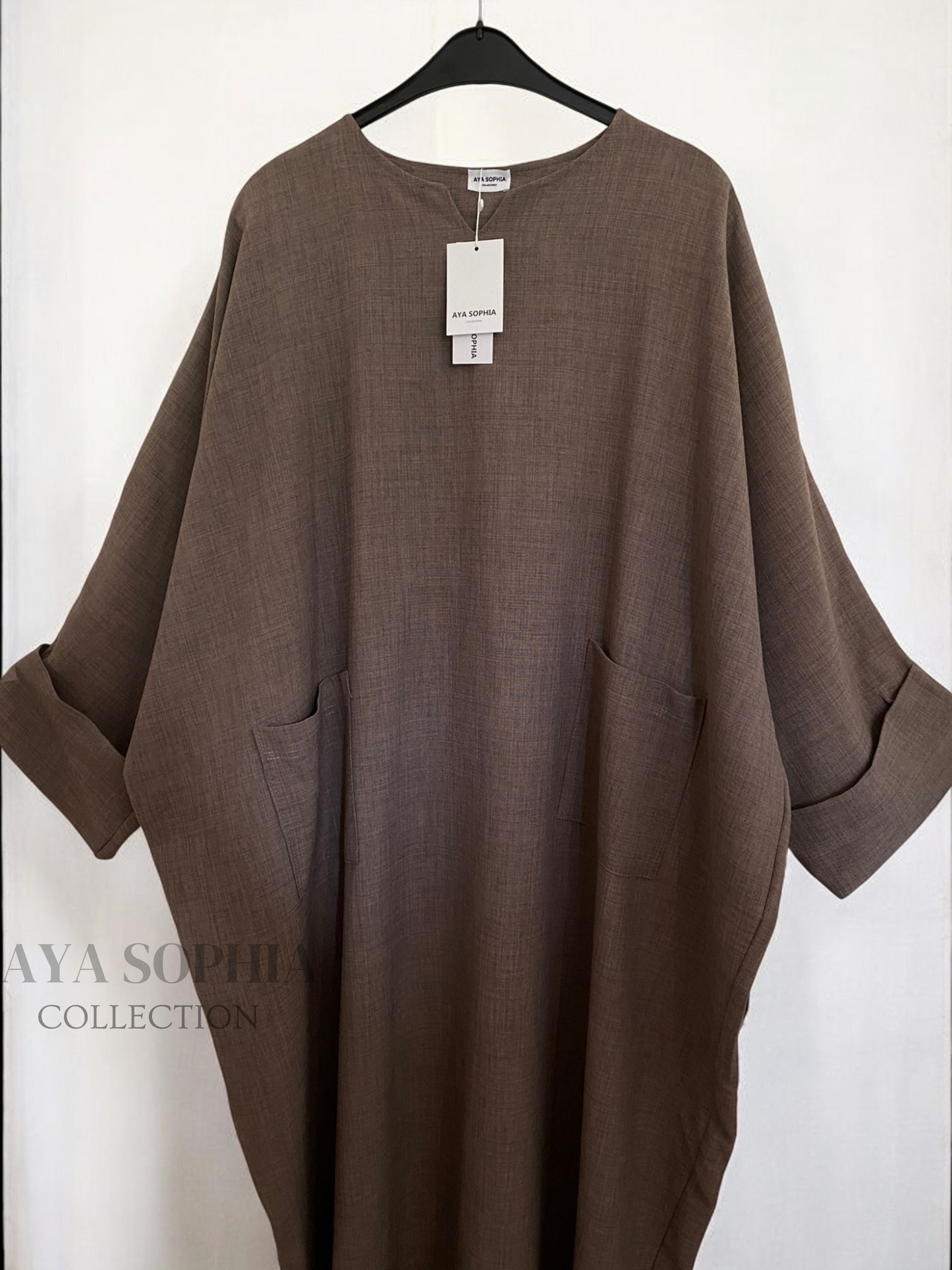 Abaya Safwa - Taupe