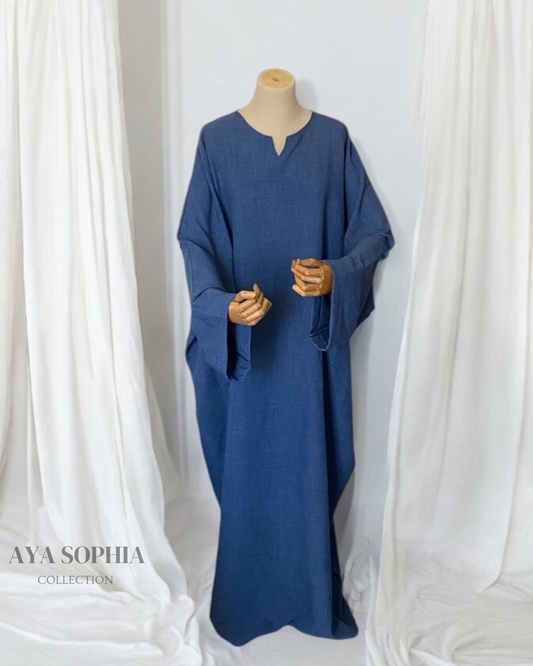 ABAYA SAFWA - bleu -