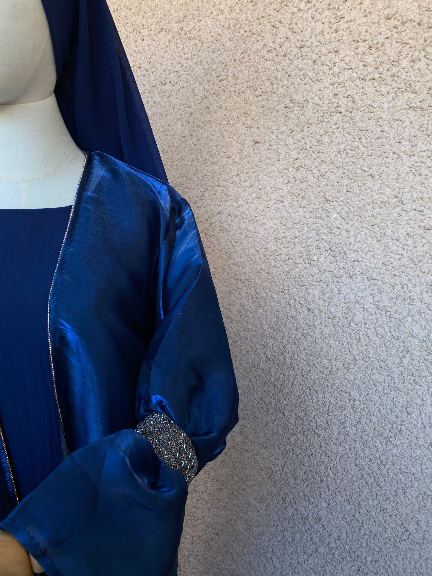 ABAYA LEÏLA   | Set Complet - Bleu