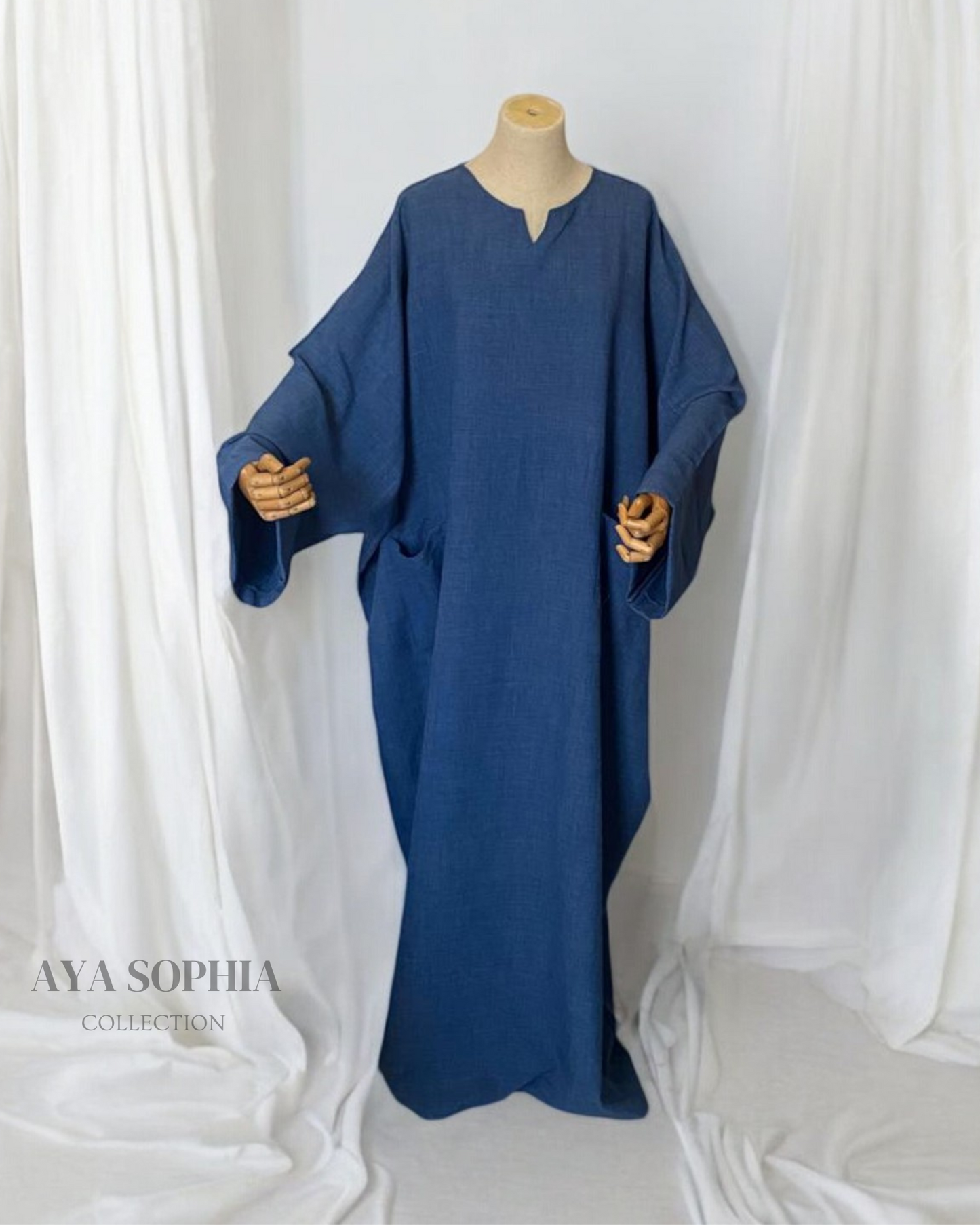 ABAYA SAFWA - bleu -