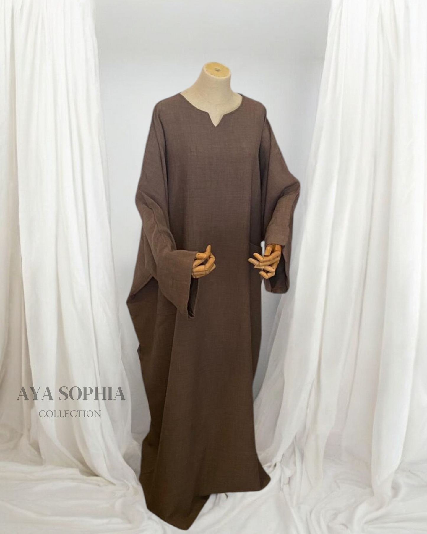 Abaya Safwa - Taupe