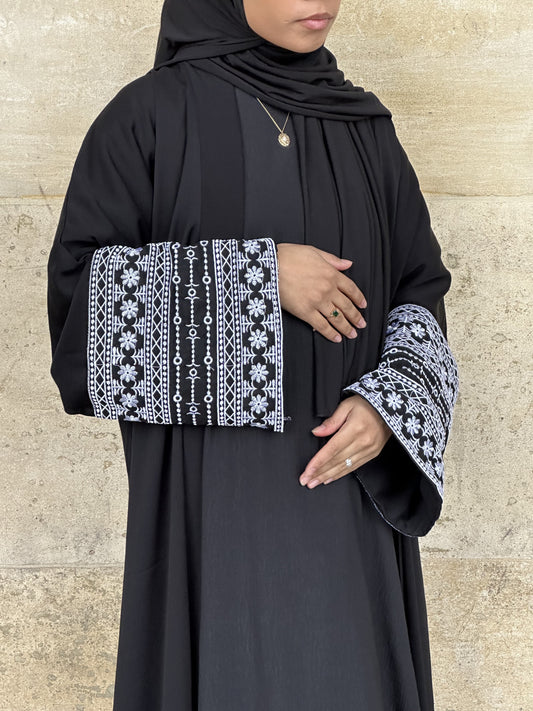 abaya dubai noir pour femme 