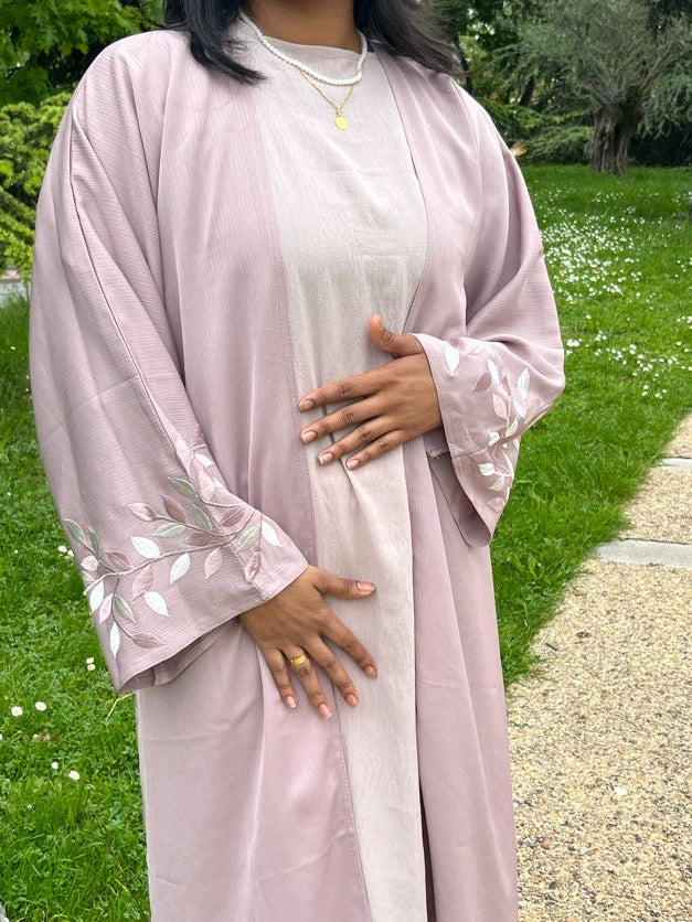 ABAYA LYNA / Set Complet -LILA-