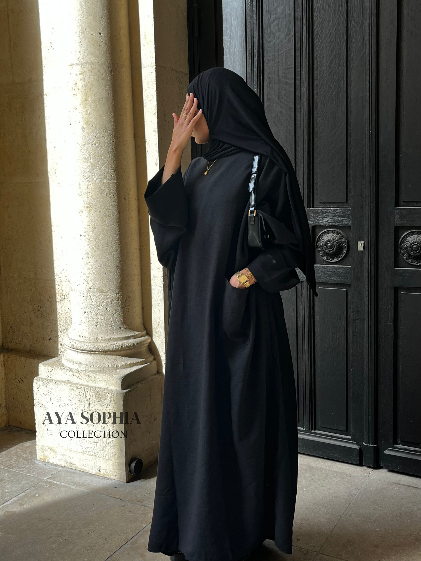 ABAYA SAFWA - NOIR-